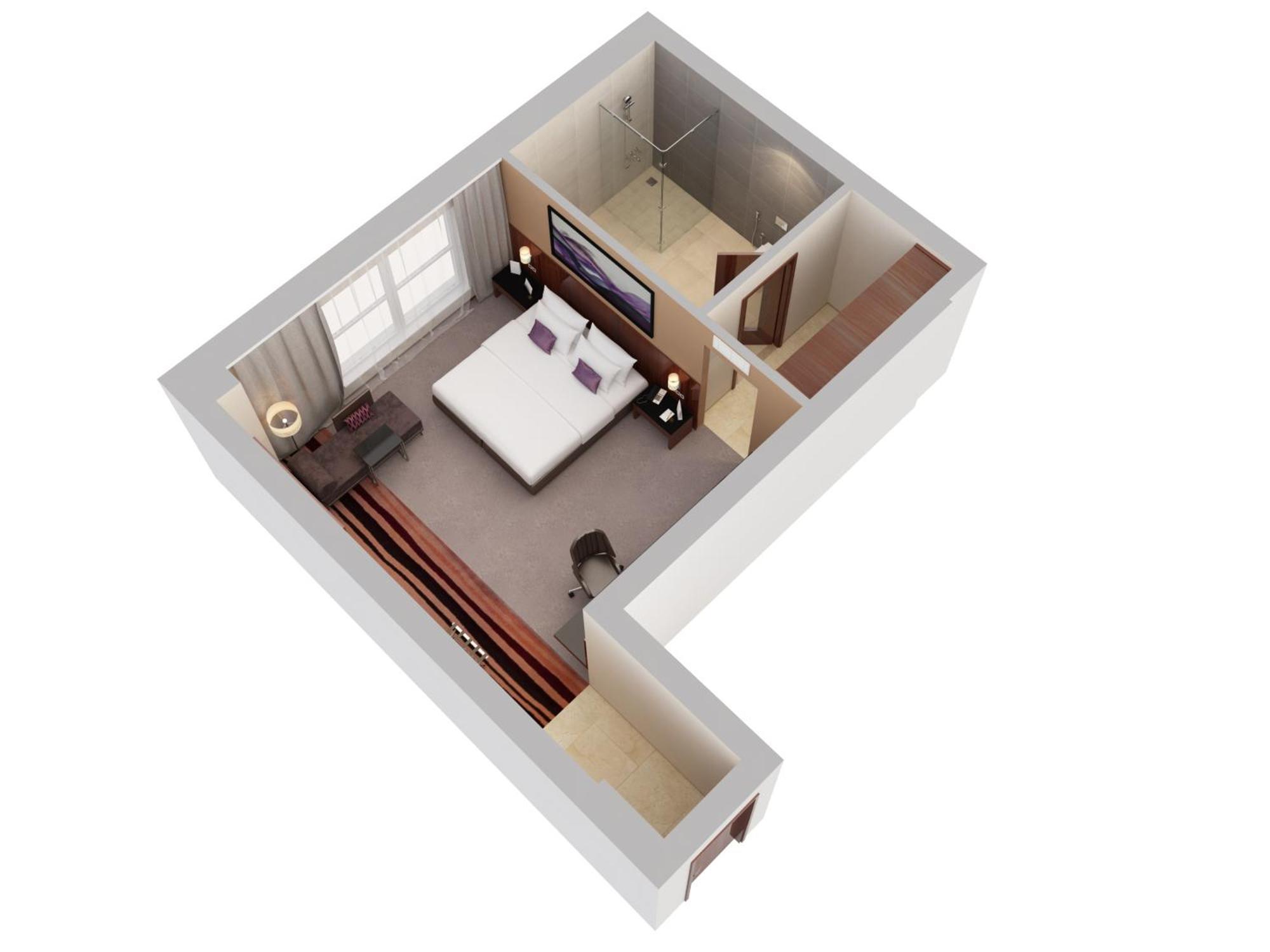 Deluxe Doppel- oder Zweibettzimmer - kostenloser Transfer zum Strand